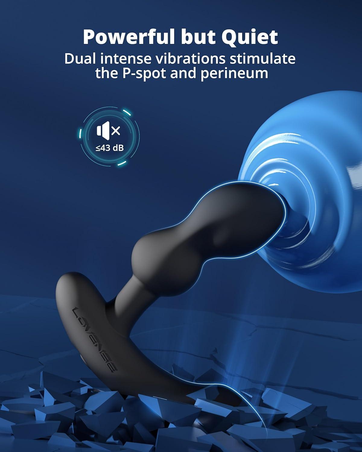 imageLOVENSE Edge 2 Prostate Massager Male Sex Toy LOVENSE Dongle USB Adapter for PC Laptop Desktop Computer