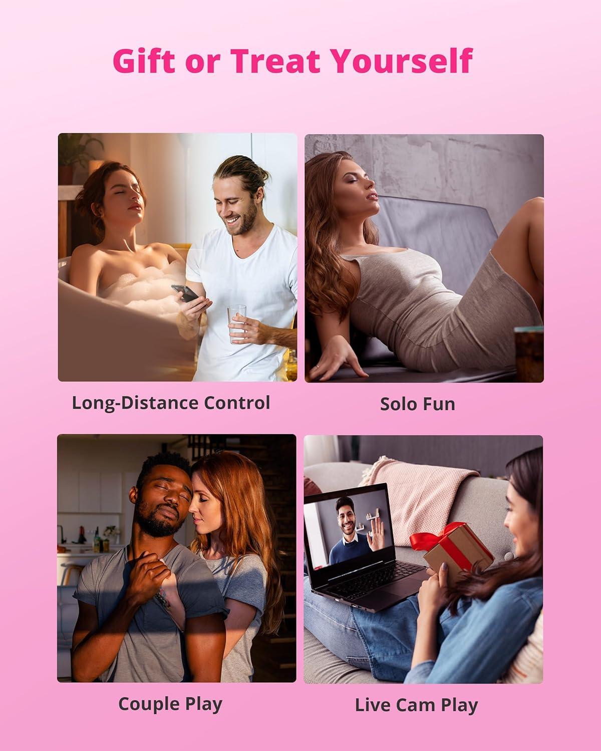 imageLOVENSE Wearable Lush 40 Gspot Bullet Vibrator Bluetooth Remote Control Sex Toys for Women Female Couples Pleasure Tools