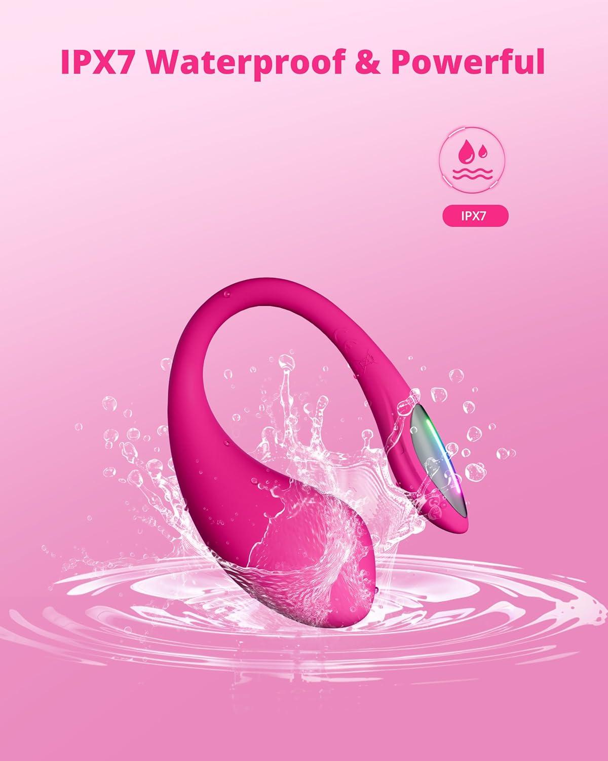 imageLOVENSE Wearable Lush 40 Gspot Bullet Vibrator Bluetooth Remote Control Sex Toys for Women Female Couples Pleasure Tools