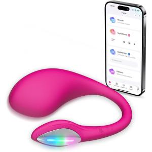 LOVENSE Wearable Lush 4.0 G-spot Bullet Vibrator, Bluetooth Remote Control Sex Toys for Women Female Couples Pleasure Tools