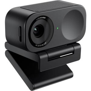 LOVENSE Webcam 2 4k for PC, Live Streaming Camera 1/2″ Sensor True Focus Al Noise Canceling, Hand Gesture Control, Mobile Control, Auto Framing, Customizable Audio Modes, Microphones, Privacy Control(Lovense Webcam 2)