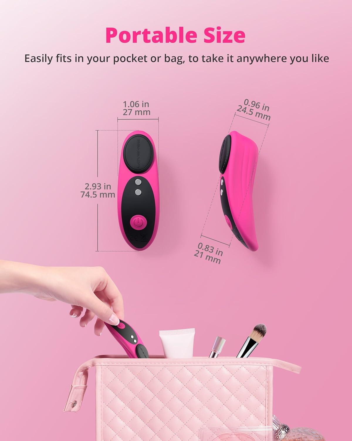 imageLOVENSE Ferri Vibrating Panties Magnetic Mini Wearable Clit Vibrator with Remote Control Long Distance for Female Couple Sex Toy amp Games Clitoral Stimulator Massager Discreet IPX7 Waterproof