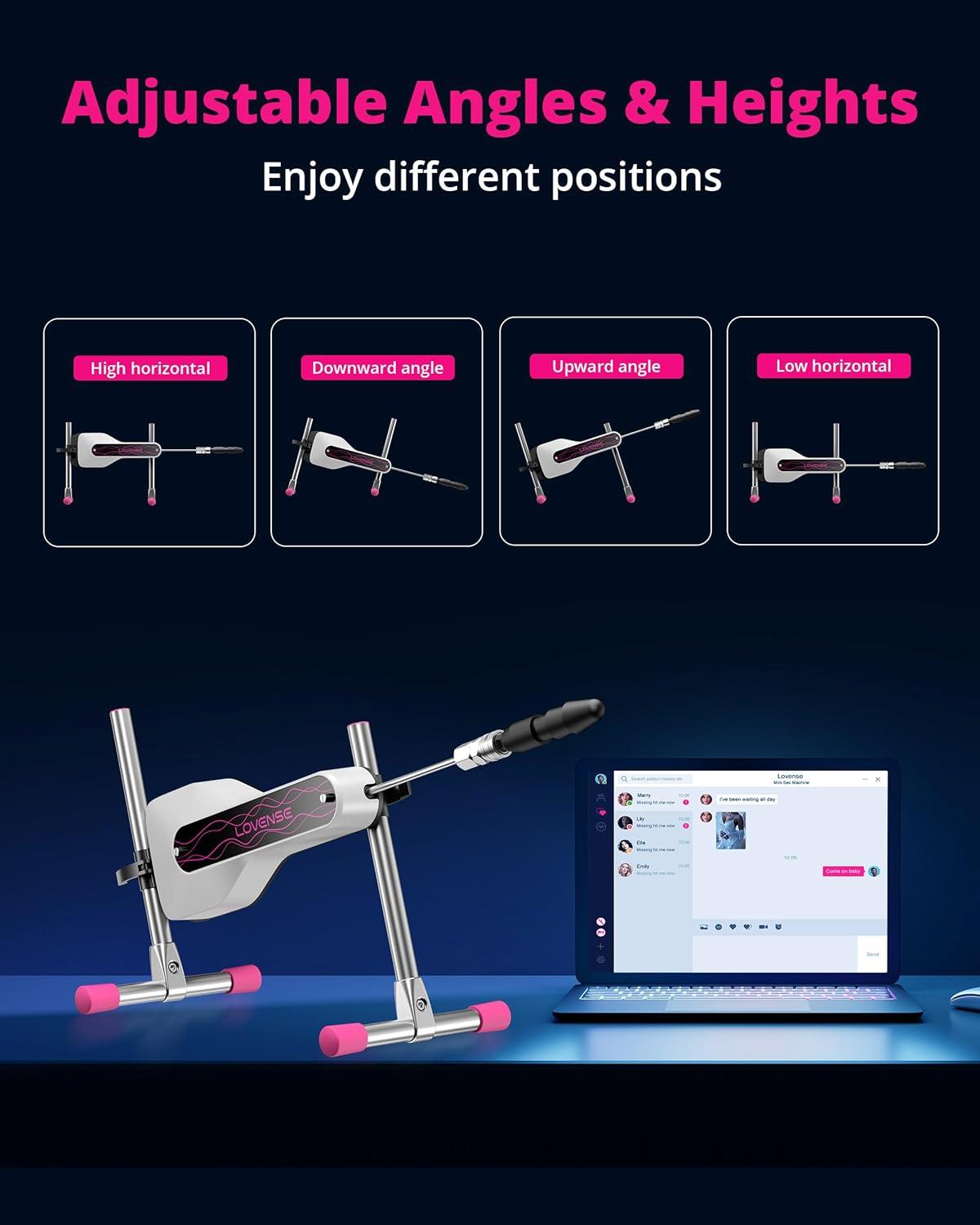 imageLOVENSE Mini Sex Machine Sex Toys Machines amp Devices with Remote Control Thrusting Machine for Women for G Spot Anal Stimulation Adult Toys with Dildo Discreet Packaging