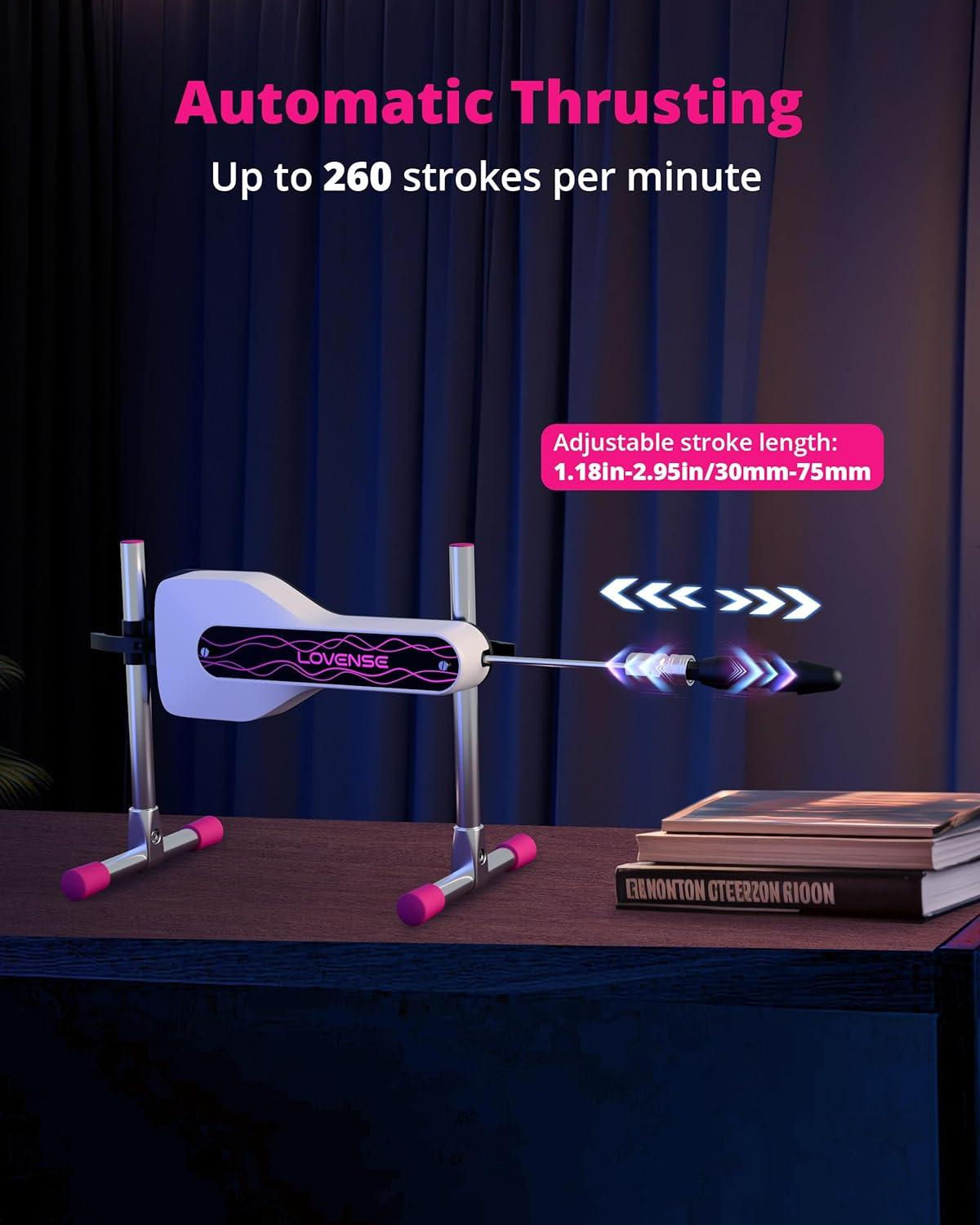 imageLOVENSE Mini Sex Machine Sex Toys Machines amp Devices with Remote Control Thrusting Machine for Women for G Spot Anal Stimulation Adult Toys with Dildo Discreet Packaging