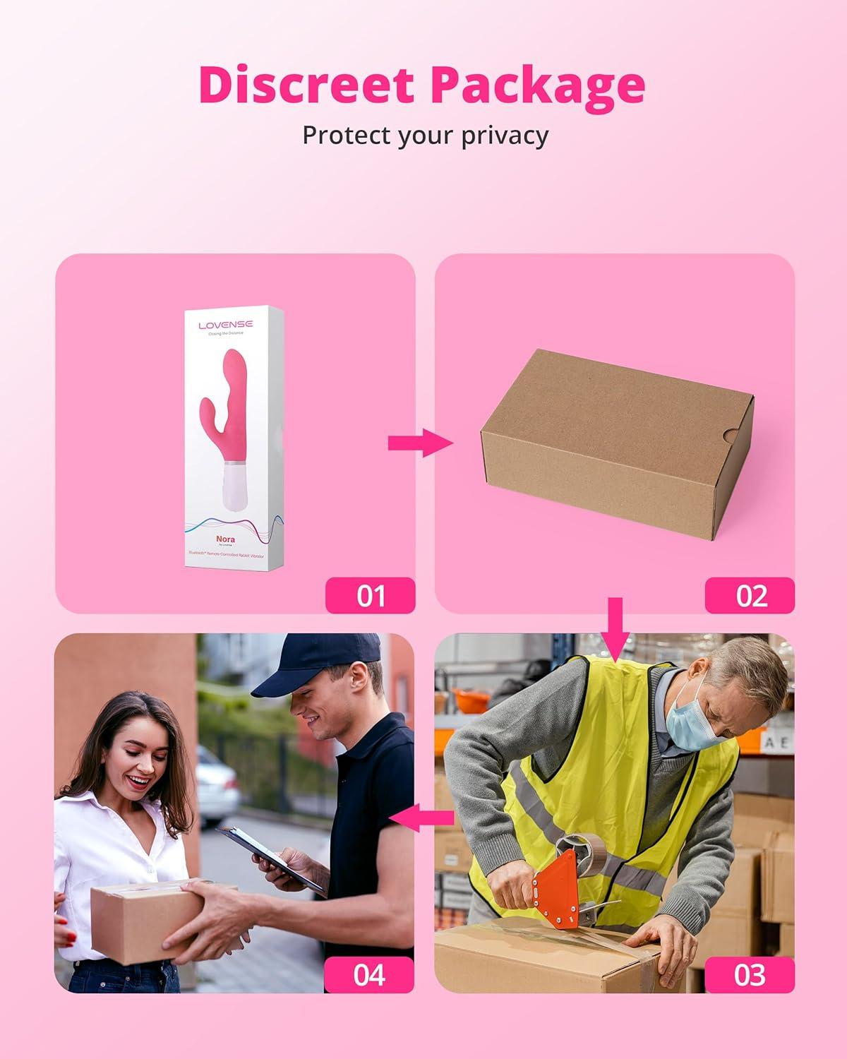 imageLOVENSE Nora Rabbit Vibrator with Remote Rotating Dildo Rabbit G Spot Clitoral Stimulator Adult Sex Toys amp Games App Controlled with 10000 Vibration Modes Long Distance Vibrator for Women Couple