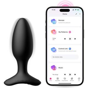 LOVENSE Hush 2 Vibrating Butt Plug 1.0″, Silicone Anal Vibrator for Men with Remote Control, Waterproof and Rechargeable Big Plug Vibration Machine for Women, Adult Anal Plug Sex Toys for Couples(Hush 2 (1.5 Inch))