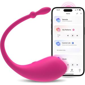 LOVENSE Lush G -Spot Vibrators with Remote, Long Distance App Controlled Egg Vibrator Wireless Bluetooth Vibrating Women Sex Toys Rechargeable Massagers for Female Couples Sexual Stimulator