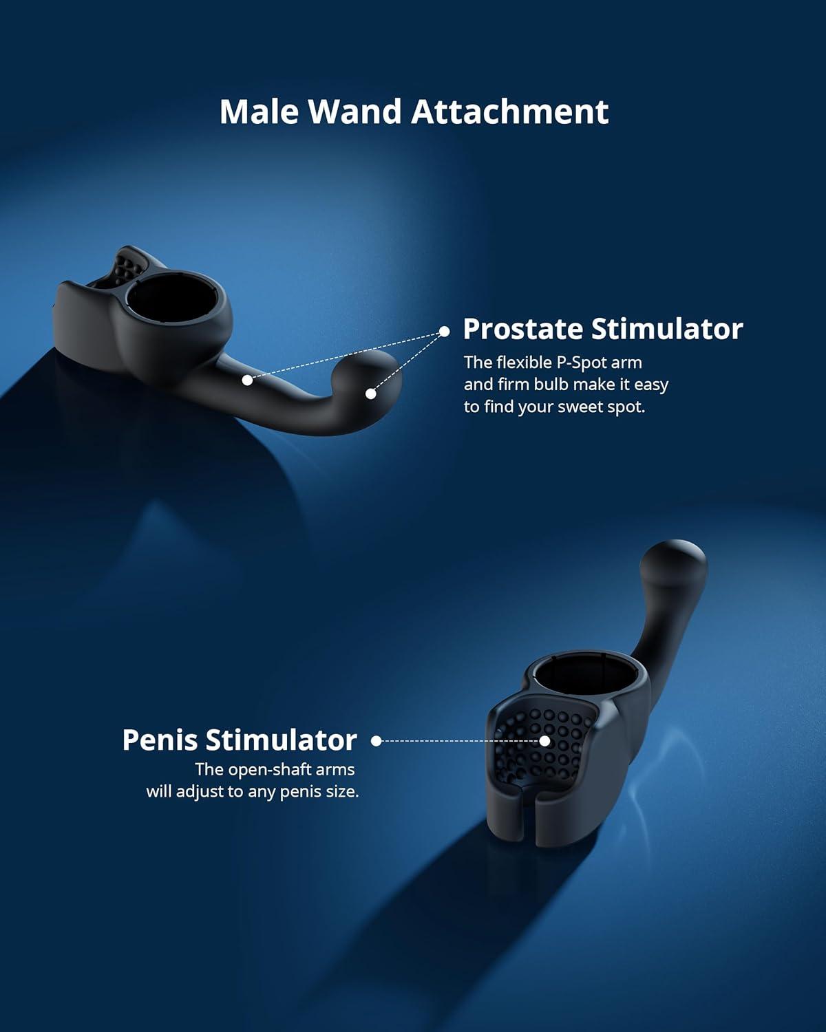imageLOVENSE Domi 2 Wand Massager Vibrator for Adults Domi 2 Wand Massager Attachment for Men Domi 2 Massage Wand Accessories for Women Gift Kit for Couples Pleasure