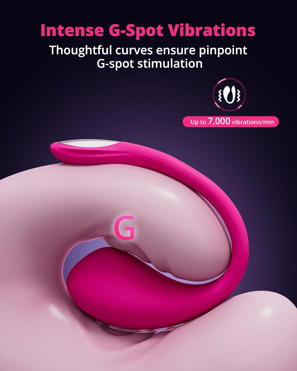 imageLOVENSE Lush 4 Remote Control Wearable Gspot Egg Vibrator for WomenLOVENSE Ferri Wearable Magnetic Panty Vibrator with Remote Control Long Distance Play for Women Pleasure
