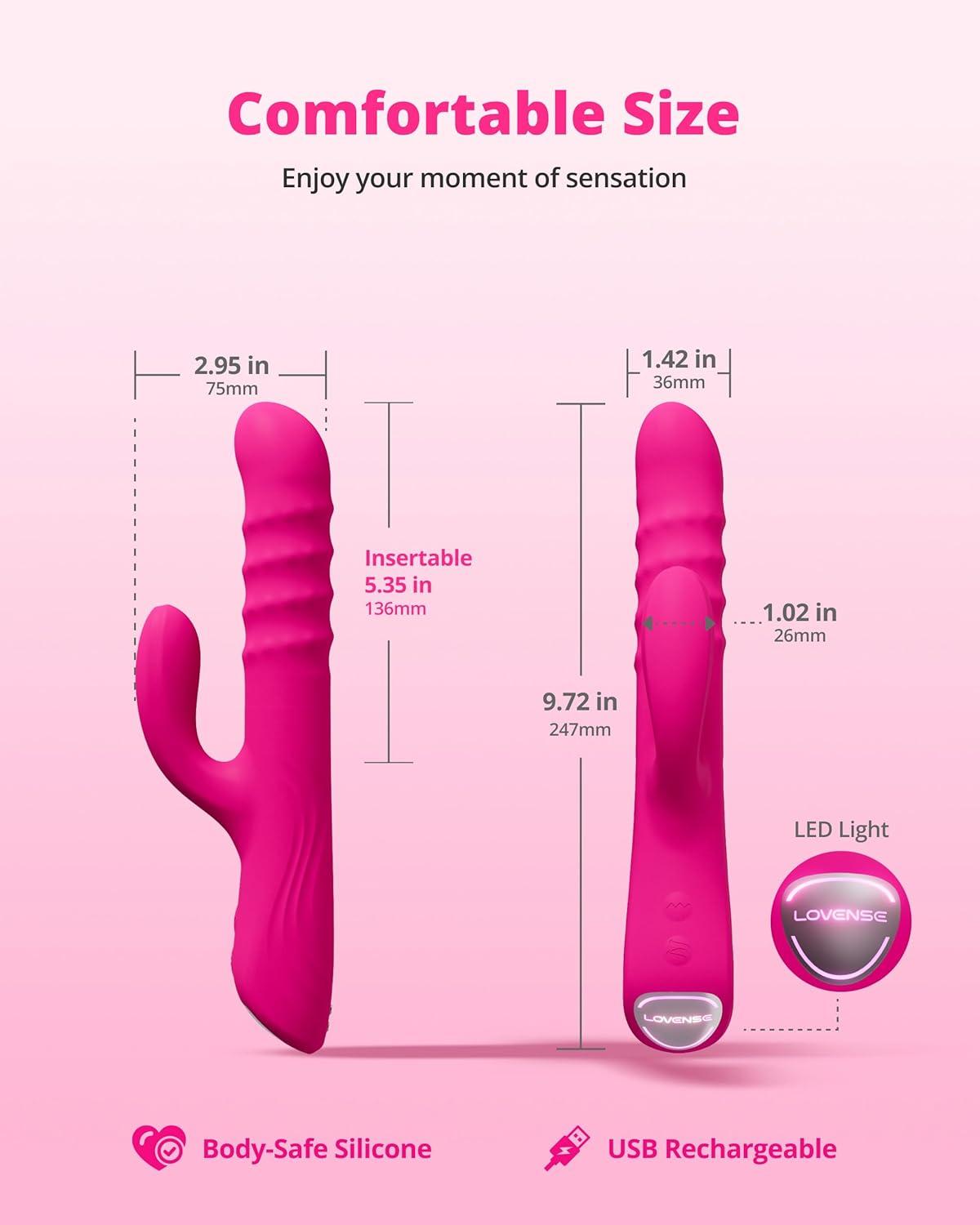 imageLovense Velvo Rabbit Vibrator with Rotating Beads Powerful GSpot amp Clit Vibrator Adult Toys for Women App Remote Control Long Distance Couple Vibrating Dildos Waterproof Rechargeable Sex Toys