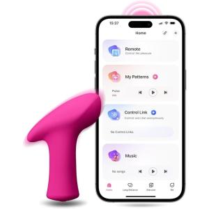 LOVENSE Ambi Mini Bullet Vibrator, Small and Discreet Powerful Stimulator with Long Distance Bluetooth Wireless Control, Hammer Shape to Pinpoint Stimulate