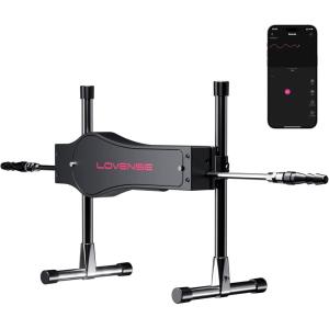 LOVENSE Automatic Sex Machine Sex Toys, Dual-Penetration Vaginal/Anal Massager, Electric Thrusting Dildo Machine Device with Adjustable Speed for Single, Couples
