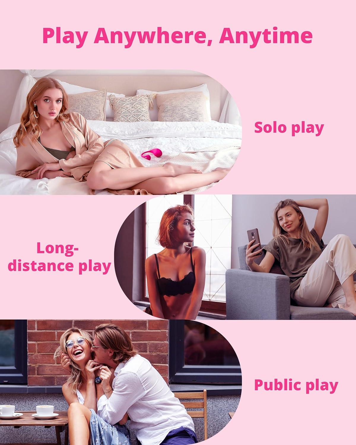imageLOVENSE Lush 3 Remote Bullet Vibrator Womens Sex Toys Wearable G Spot Vibrator with Remote Adult Sex Toys for Female Couples Bluetooth Long Distance Vibrating Dildo with Unlimited Vibration Modes