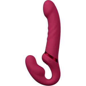 LOVENSE Lapis Strapless Strap on Dildos Double-Ended G Spot Vibrator with Flexible Bulb Vibrating Butt Plug Adult Toy & Game Remote Control Clitoral Stimulator Sex Toys for Women Lesbian Couple