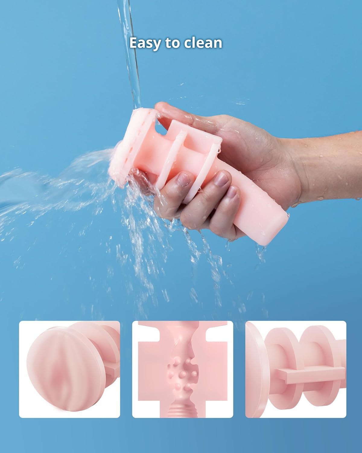 imageLOVENSE Solace Male Masturbator Accessories Pocket Pussy Electric Masturbator Cup Accessories Natural Color