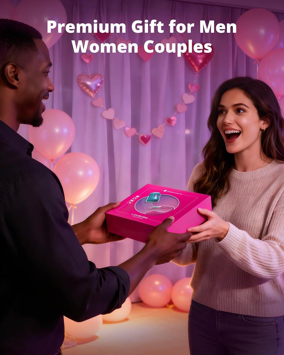 imageLOVENSE Lover Set 2026 App Controlled Couples Kit Waterproof BodySafe Lush 4 Wearable Vibrator Gush 2 Male Masturbator and Accessories Long Distance Relationship Toys Premium Couples Gift Set