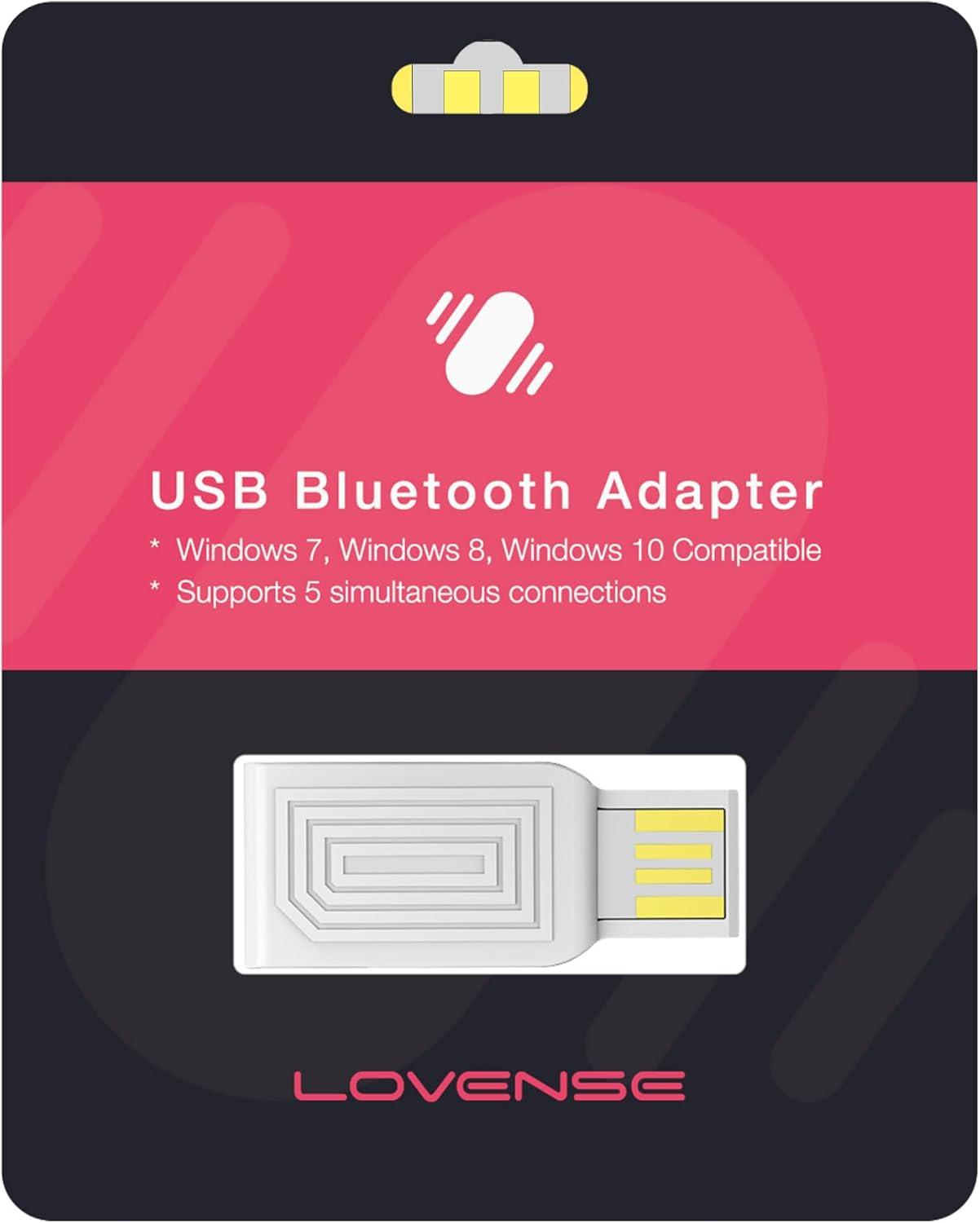 imageLOVENSE Dongle USB Bluetooth Adapter for PC Laptop Desktop Computer Remote Connect Plug and Play for Windows 781011