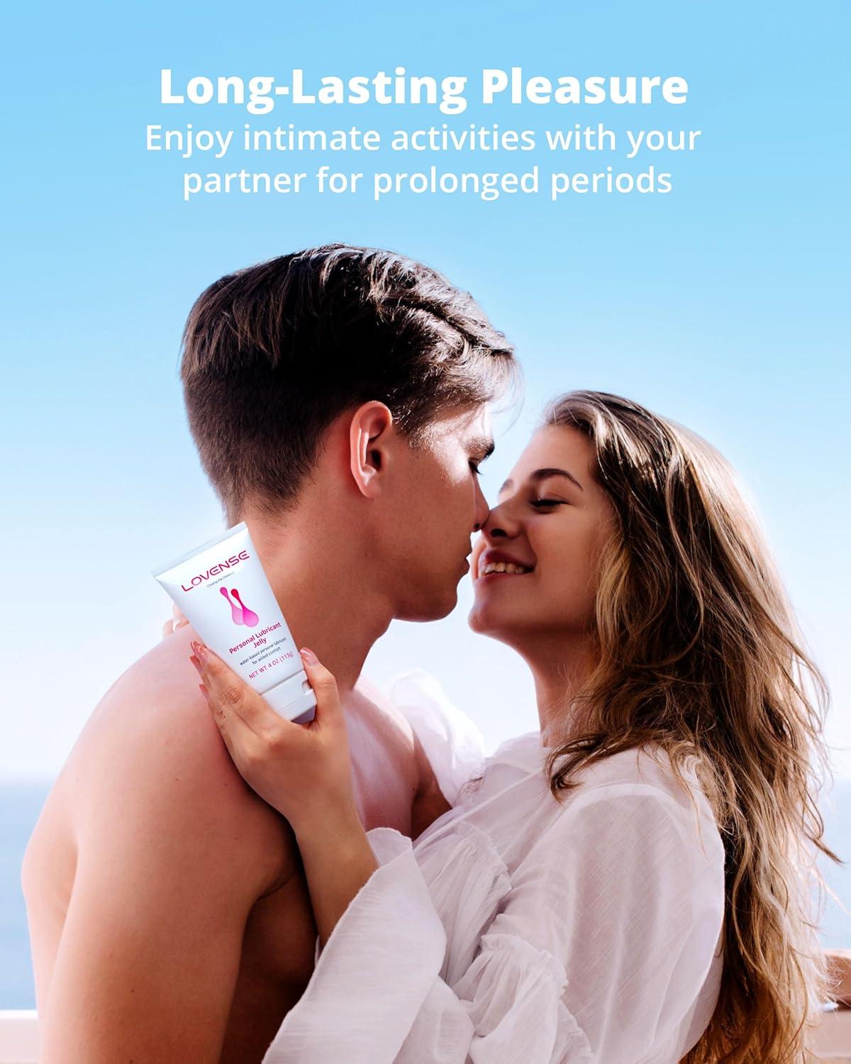 imageLOVENSE Diamo Vibrating Penis RingCock Ring for Men LOVENSE Personal Lubricant Privacy WaterBased lube NonSticky Lubrication for Men Women and Couples