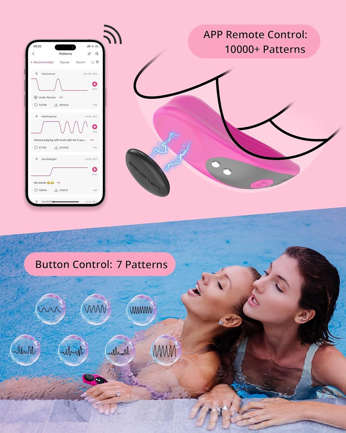 imageLOVENSE Ferri Wearable Magnetic Panty Vibrator for Women LOVENSE Personal Lubricant Privacy WaterBased lube NonSticky Lubrication for Men Women and Couples