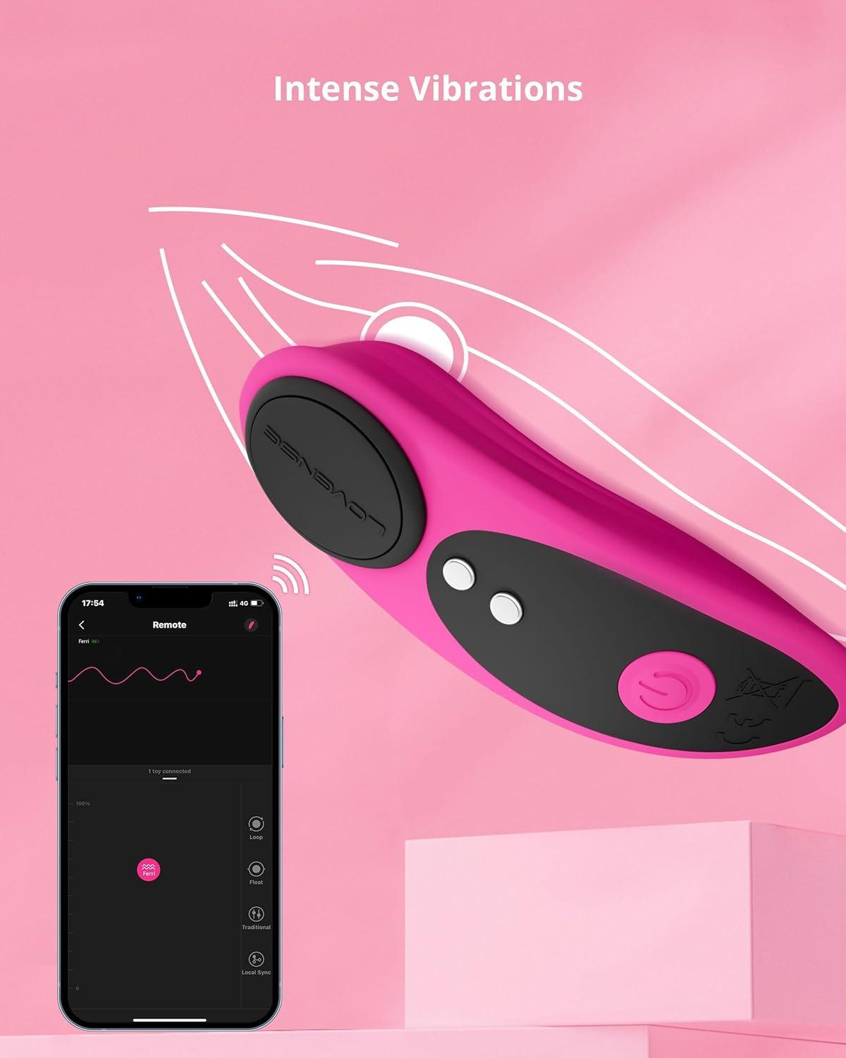 imageLOVENSE Ferri Wearable Magnetic Panty Vibrator for Women LOVENSE Personal Lubricant Privacy WaterBased lube NonSticky Lubrication for Men Women and Couples