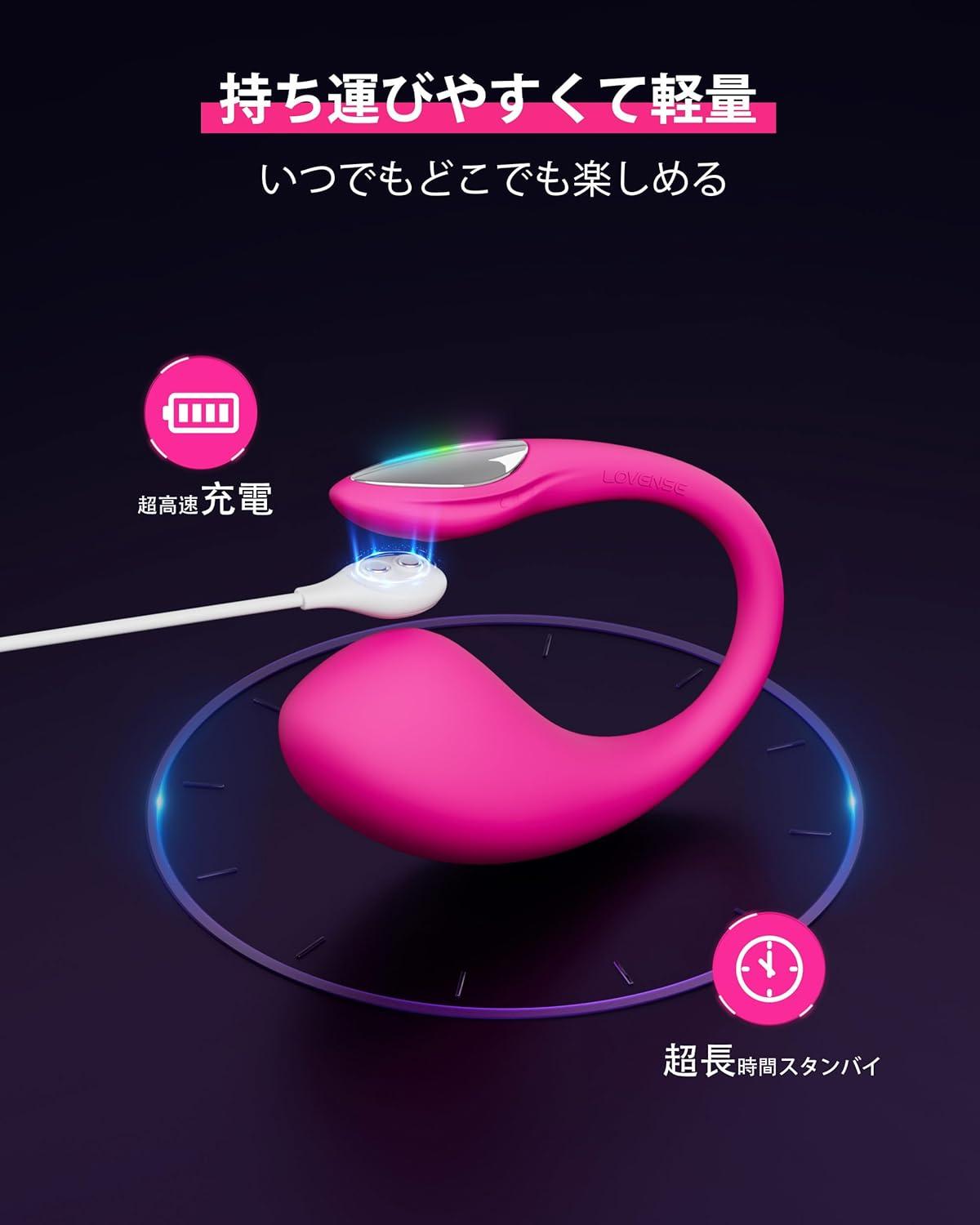 imageLOVENSE Lush 4 Wearable Gspot Vibrator Adult Sex Toys amp Games with LED Light LOVENSE Nora Rabbit Vibrator with Dual Motor Clitoral Stimulator Dildo Massager for Couple Play