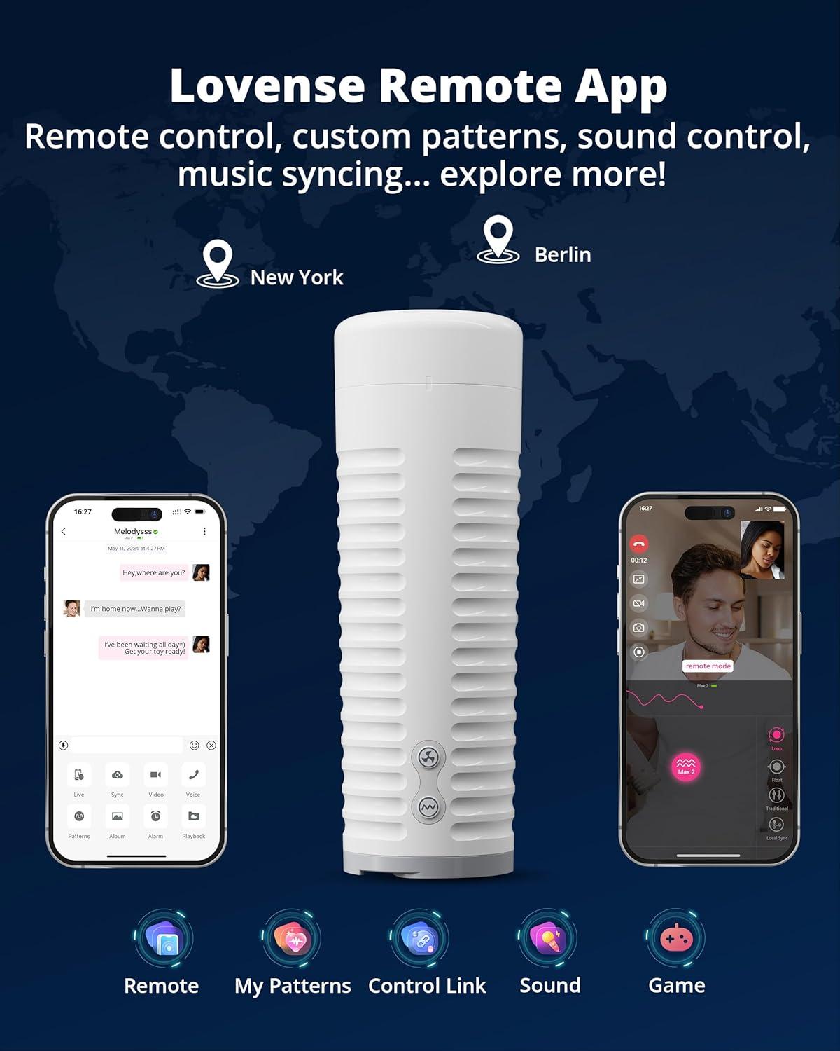 imageLOVENSE Max 2 Male Masturbator Sex Toys for Men LOVENSE Personal Lubricant Privacy WaterBased lube NonSticky Lubrication for Men Women and Couples