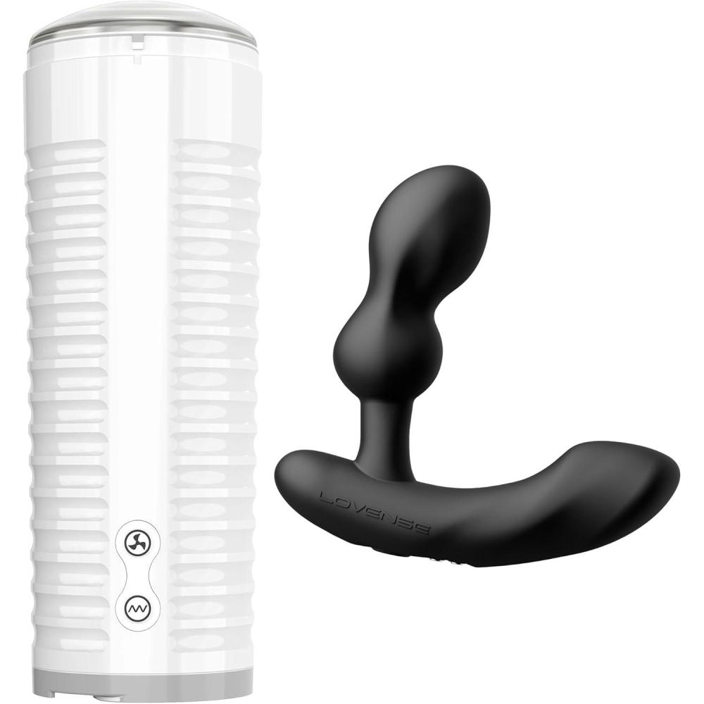 imageLOVENSE Edge 2 Prostate Massager Male Sex Toy LOVENSE Max 2 Male Masturbator Cup Sex Toys Remote Control Prostate Perineum Anal Vibrator Toys for Mens Pleasure
