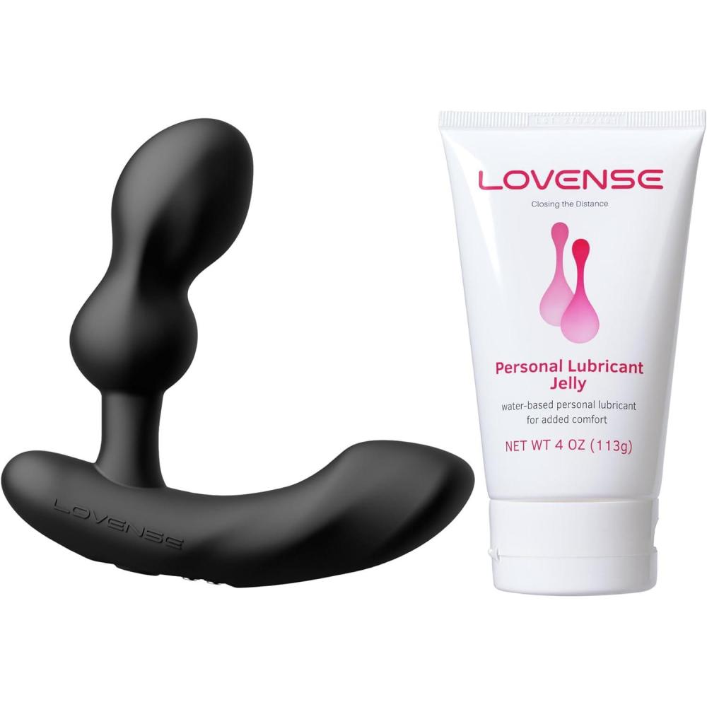 imageLOVENSE Edge 2 Prostate Massager Vibrator Sex Toys for Men LOVENSE Personal Lubricant Privacy WaterBased lube NonSticky Lubrication for Men Women and Couples