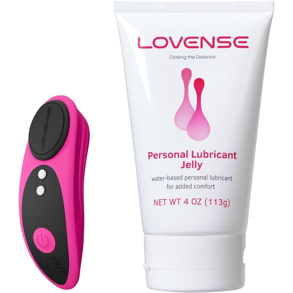 imageLOVENSE Ferri Wearable Magnetic Panty Vibrator for Women LOVENSE Personal Lubricant Privacy WaterBased lube NonSticky Lubrication for Men Women and Couples