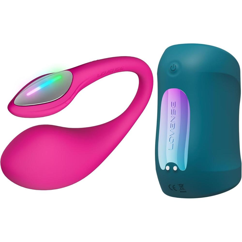 imageLOVENSE Lush 4 Remote Control Wearable Gspot Egg Vibrator for WomenLOVENSE Gush 2 Automatic Male MasturbatorPenis Male Vibrator amp Oscillation for Men