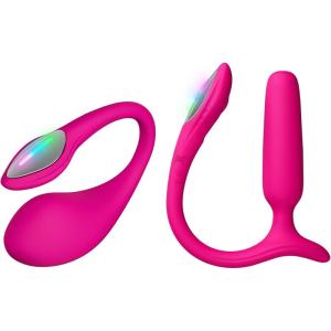 LOVENSE Lush 4 Wearable G Spot Egg Vibrator Adult Sex Toys & Games for Women+LOVENSE Lush Anal Vibrating Butt Plug Sex Toys with LED Light, Beginners-Friendly