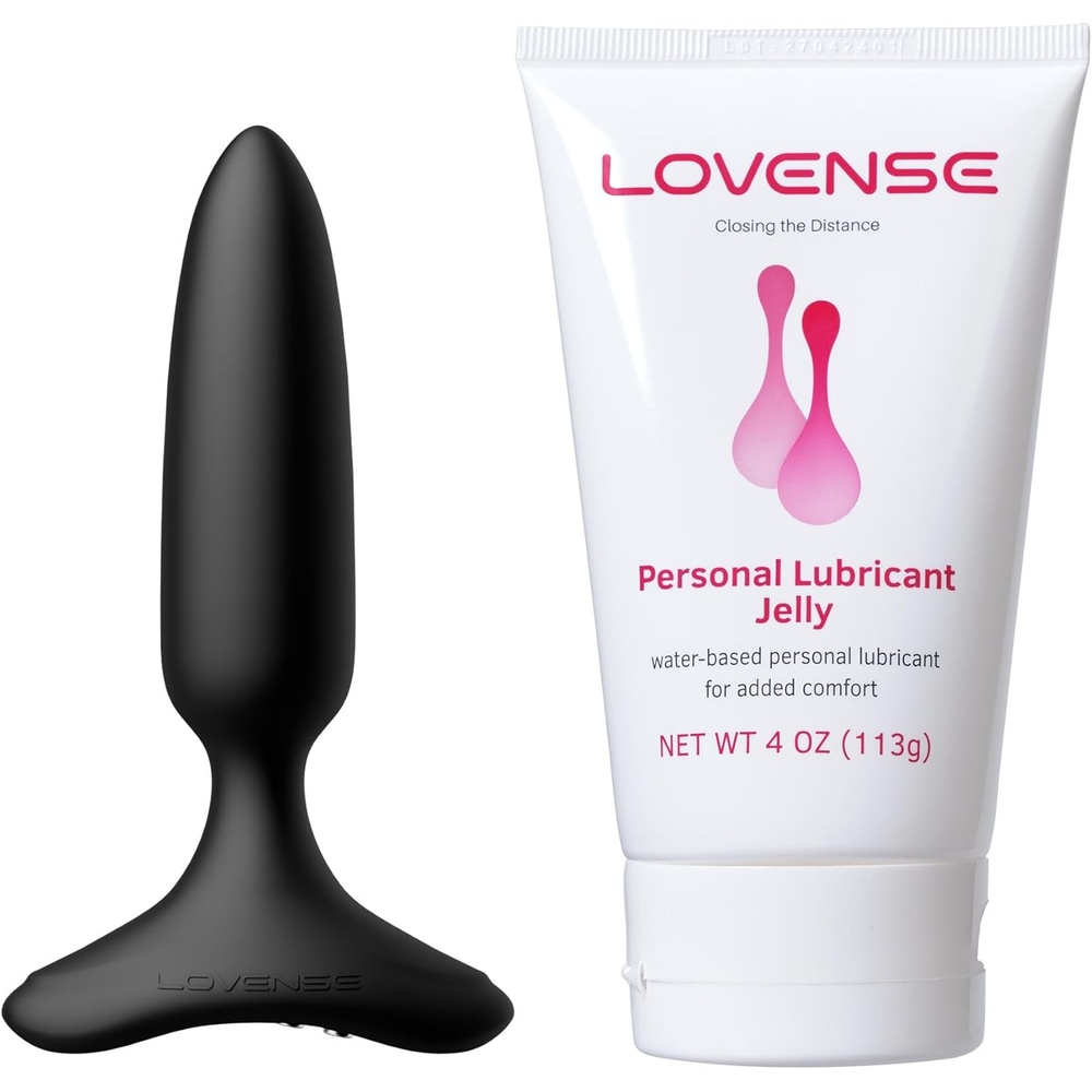 image:imageLOVENSE Hush 2 1 Silicone Anal Vibrating Butt Plug Sex Toys LOVENSE Personal Lubricant Privacy WaterBased lube NonSticky Lubrication for Men Women and Couples